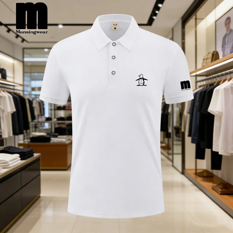 Golf Polo Shirt Men's Business Polo Collar