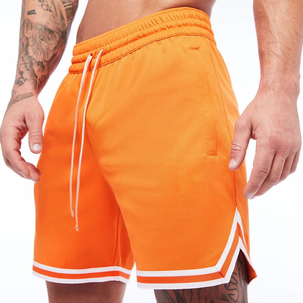 Mens Basketball Shorts Summer Gym Fitness Sports