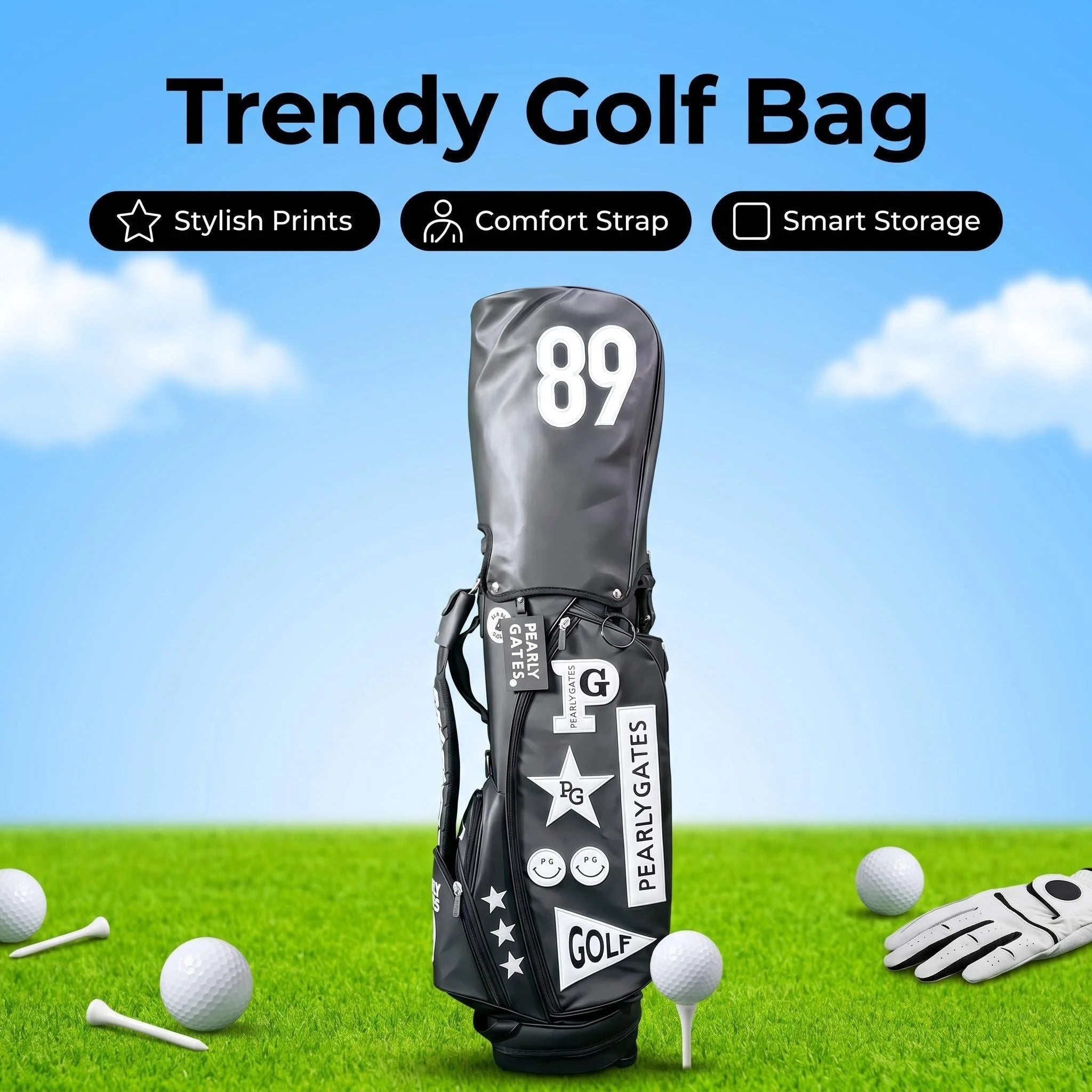 Golf Trolley Stand Bag