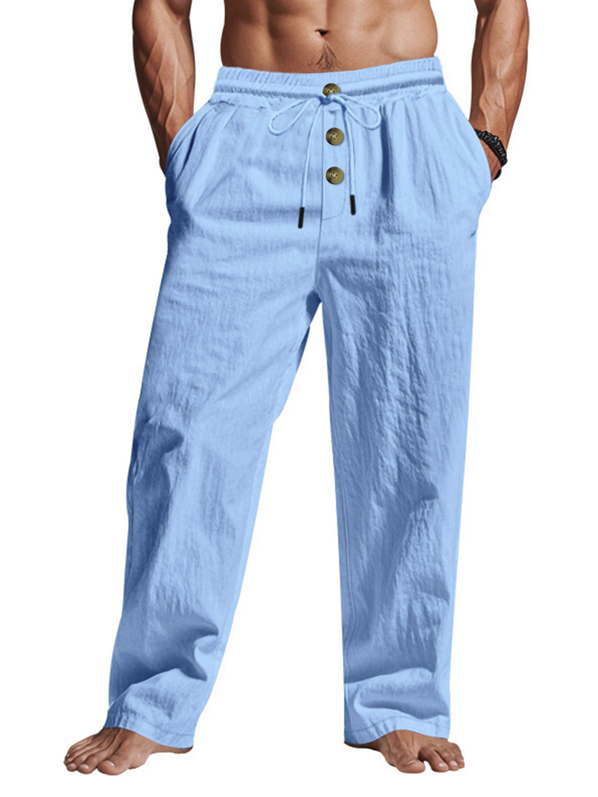 Men's Casual Trousers Spring Summer New Large