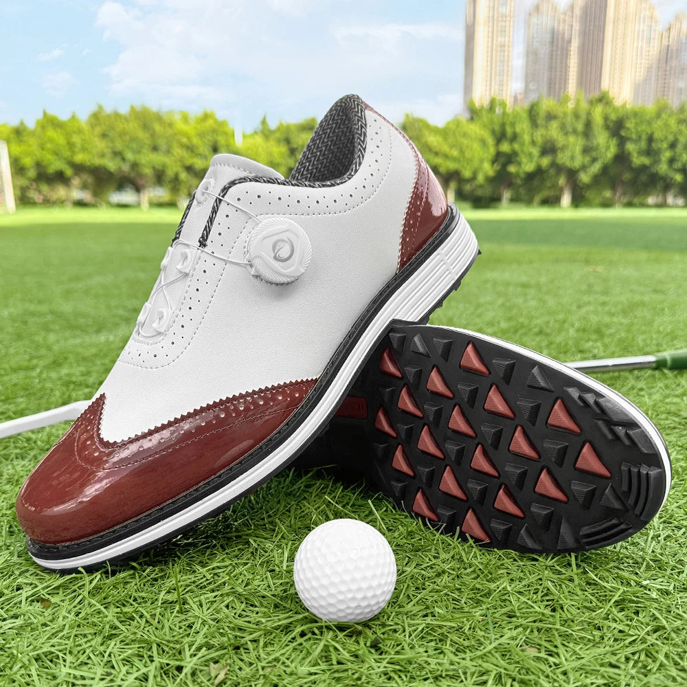 Men's Leather Golf Shoes