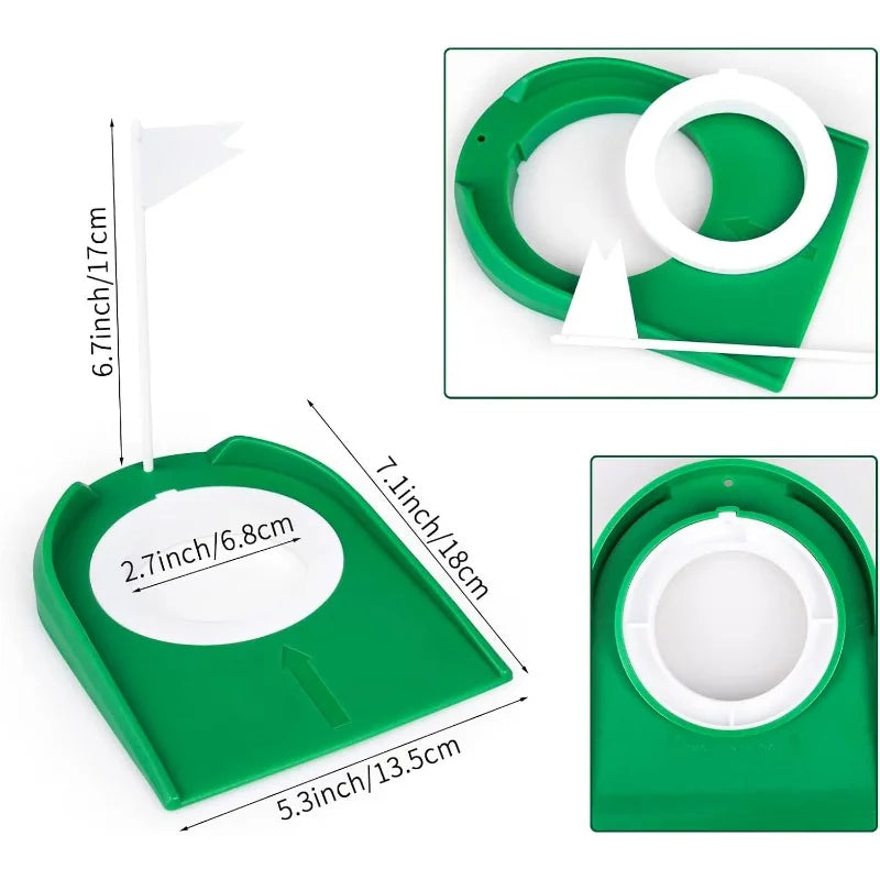 Golf Swing Trainer Plate & Putting Set
