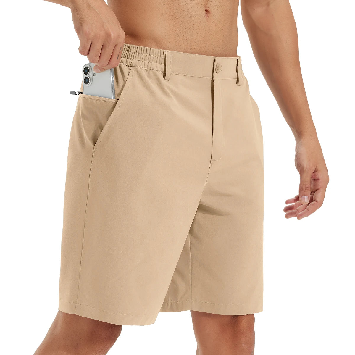 Men Golf Shorts Lightweight Dress Shorts Quick