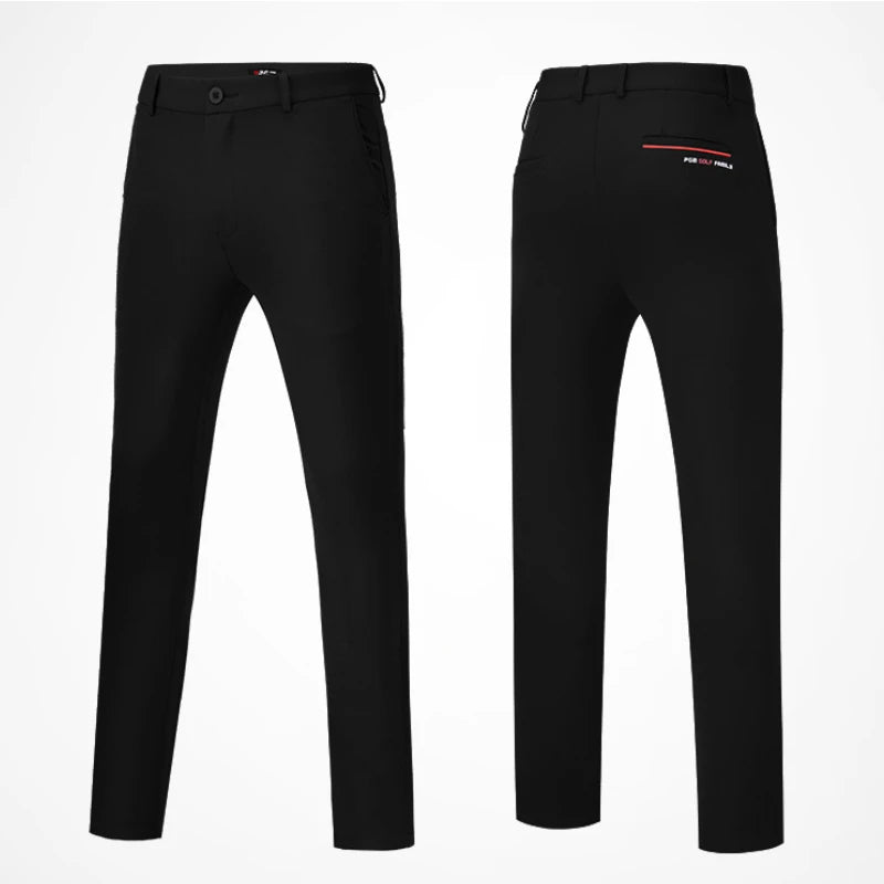 Golf Tennis Men's Long Slim Trousers Spring
