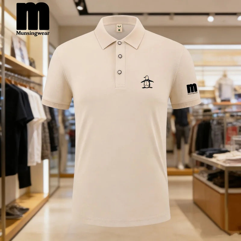 Golf Polo Shirt Men's Business Polo Collar