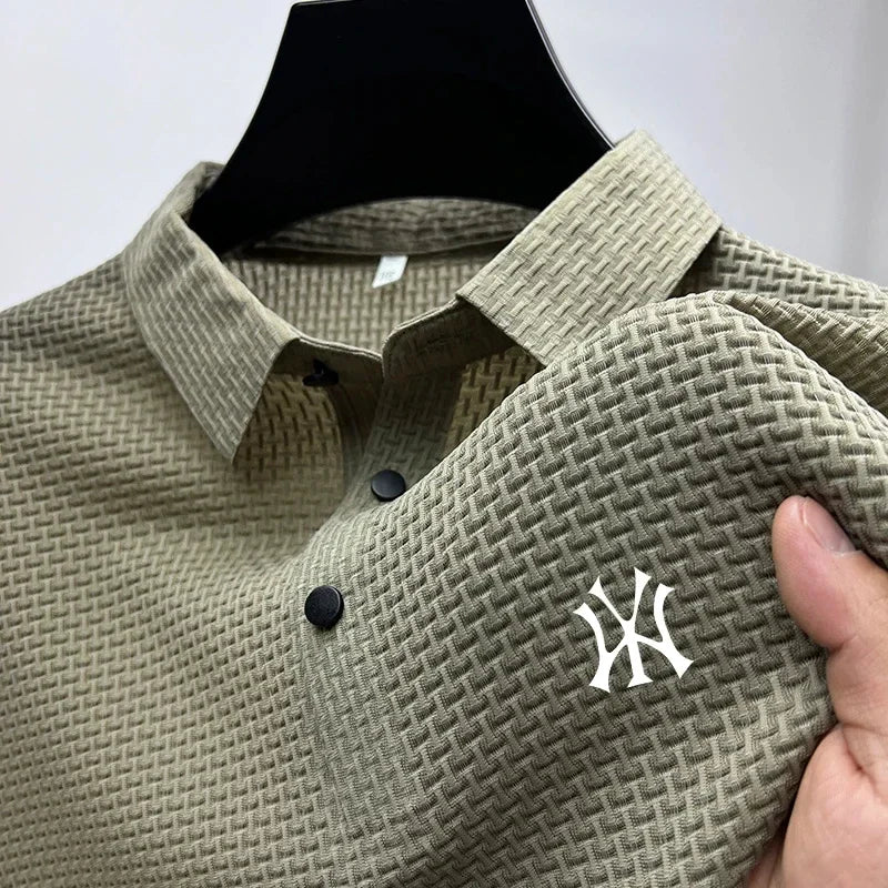 Men's Business Casual Short Sleeve Golf Shirt