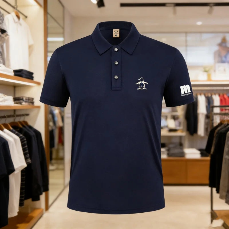 Golf Polo Shirt Men's Business Polo Collar