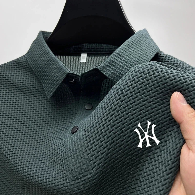 Men's Business Casual Short Sleeve Golf Shirt