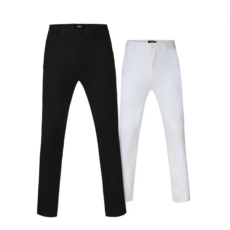 Golf Tennis Men's Long Slim Trousers Spring