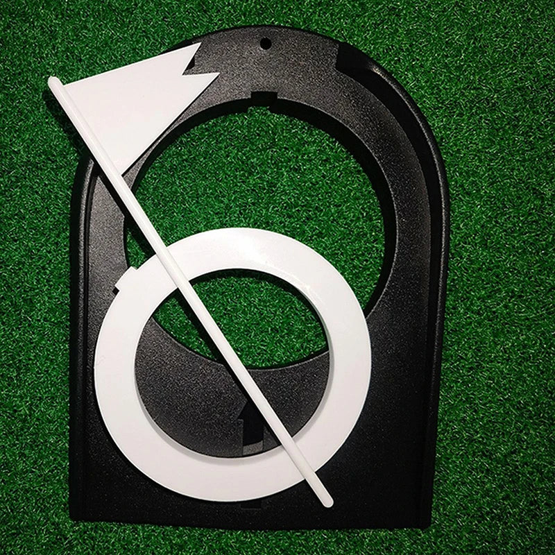 Indoor Golf Putting Green with Flag