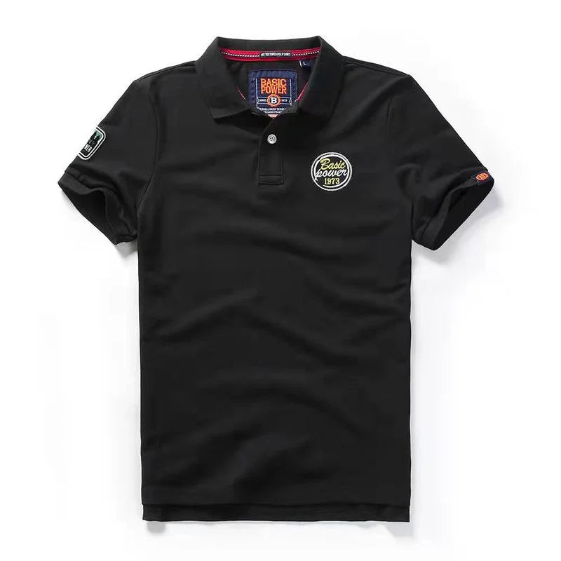 Summer Mens Polo Shirts Cotton Shirts Short