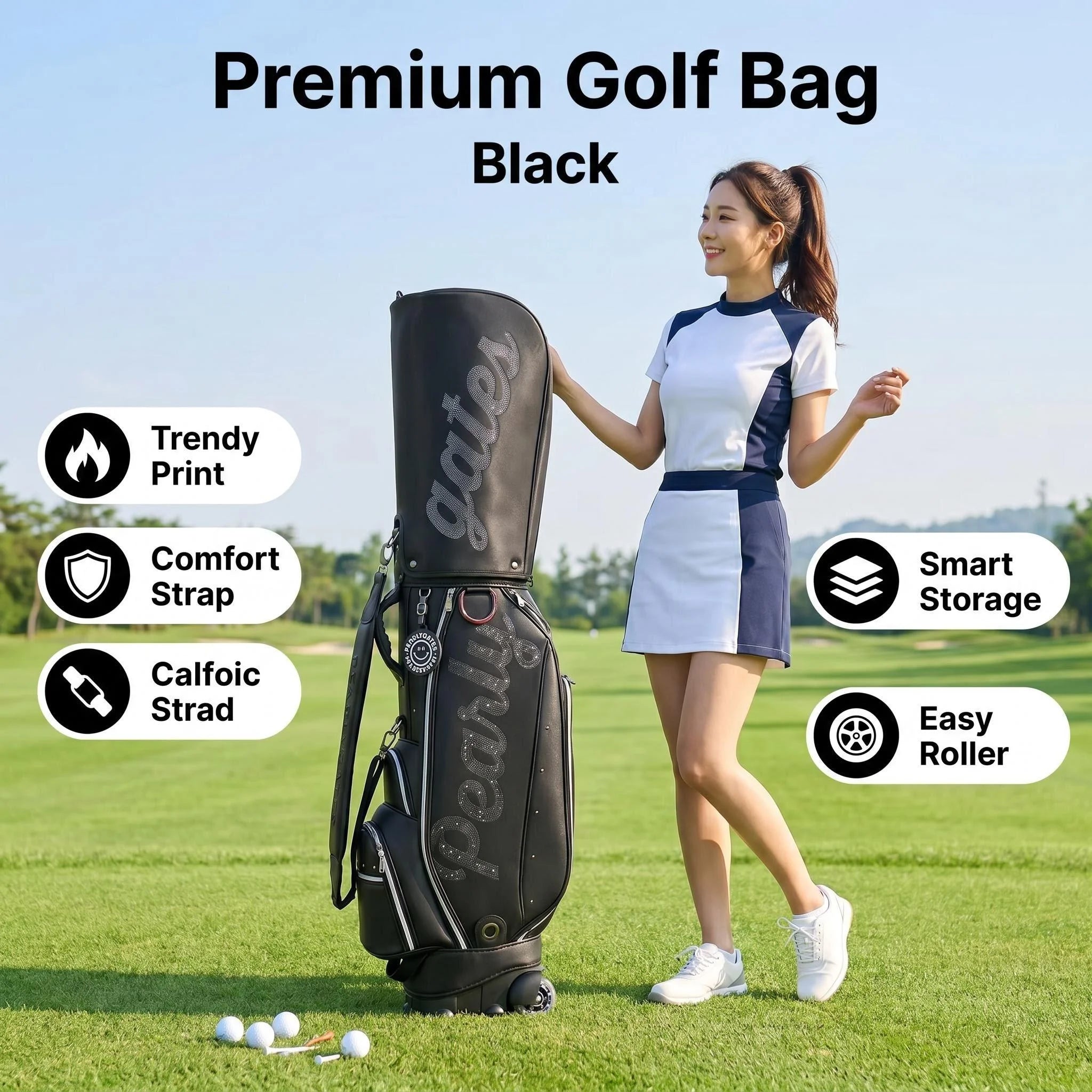 Golf Trolley Stand Bag