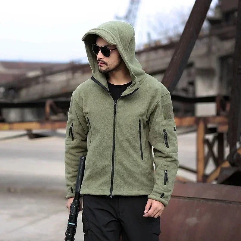 Winter Fleece Jacket Men's Military Tactical Jacket