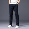 Mens Pants Cotton Casual Stretch Male Trousers