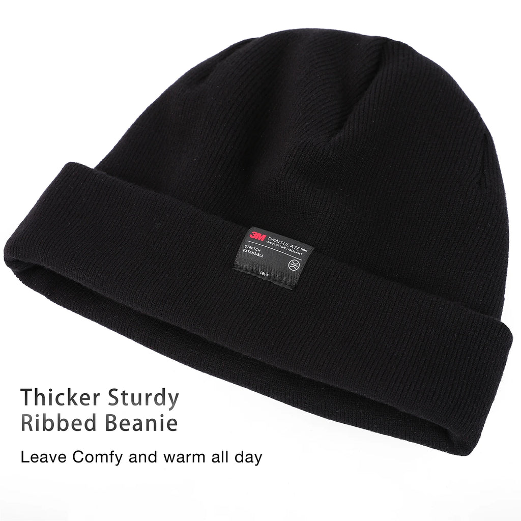 Winter Beanie Hats for Men Women Fleece