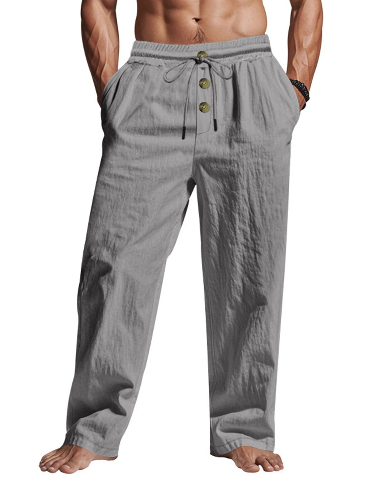 Men's Casual Trousers Spring Summer New Large