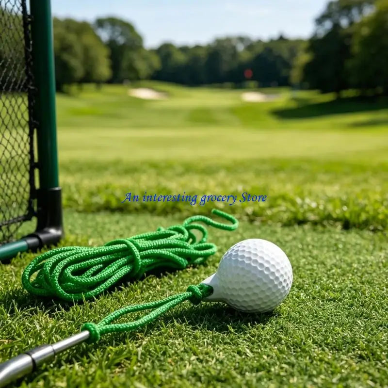 Golf Swing Practice Ball on Rope
