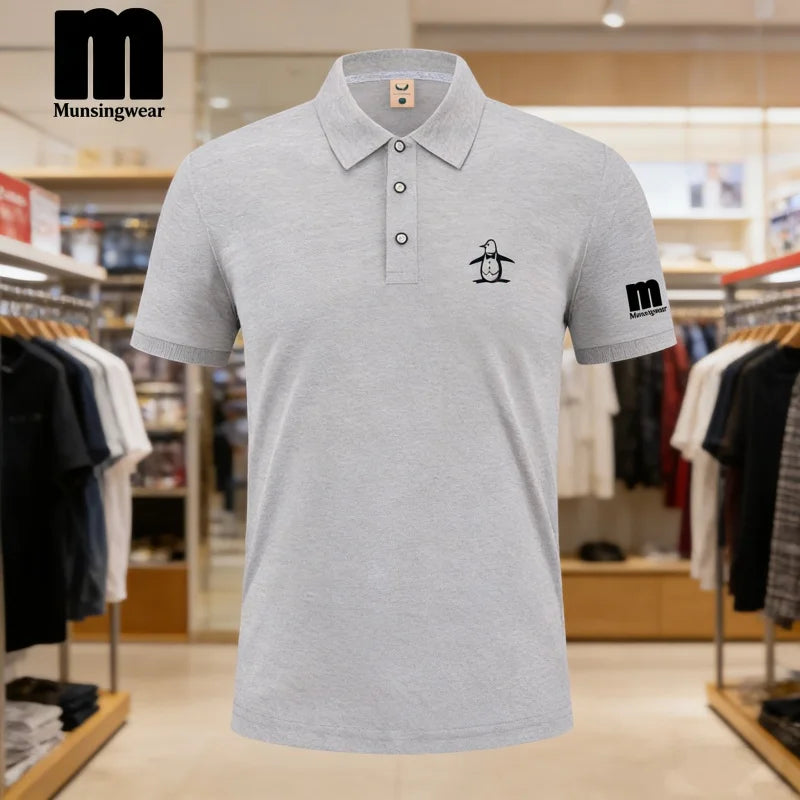 Golf Polo Shirt Men's Business Polo Collar