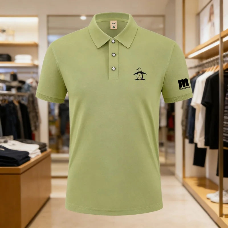 Golf Polo Shirt Men's Business Polo Collar