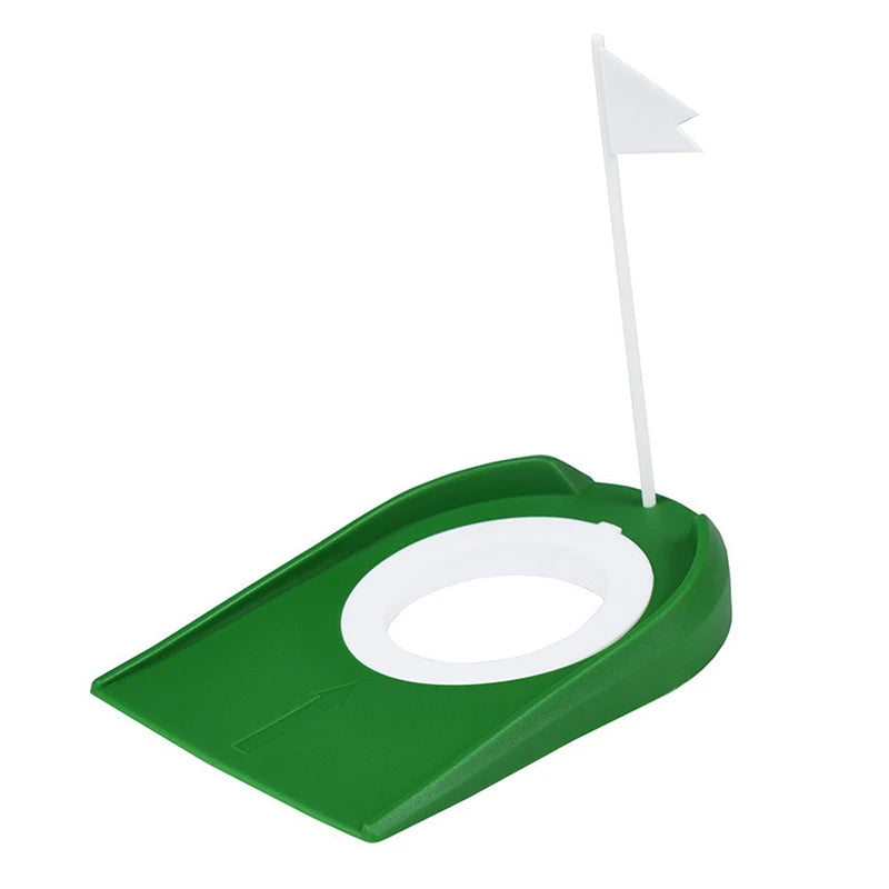 Indoor Golf Putting Green with Flag