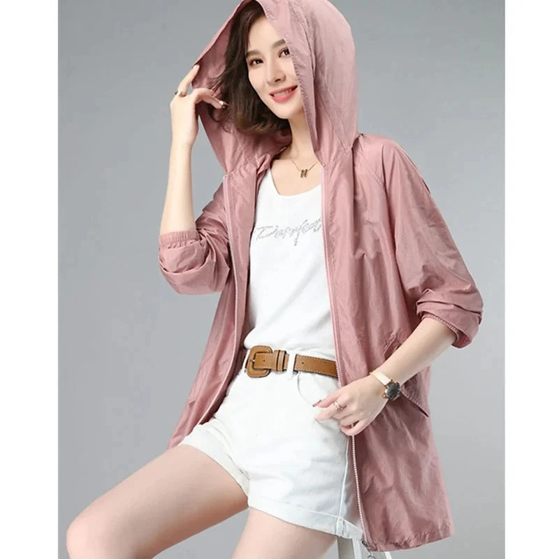 Women's UV-Proof Windbreaker Jacket