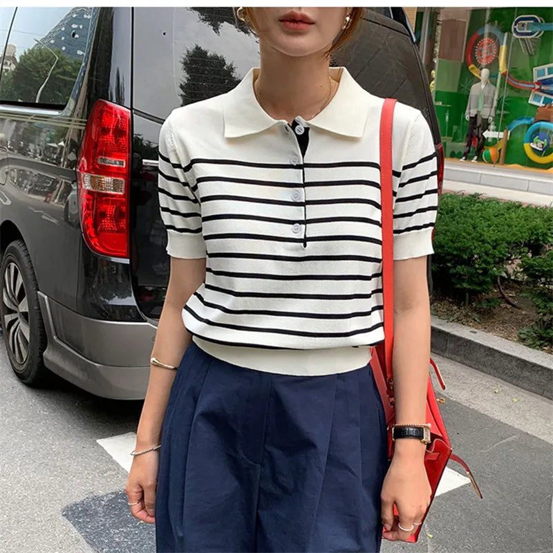 Women's Wool Polo Shirt