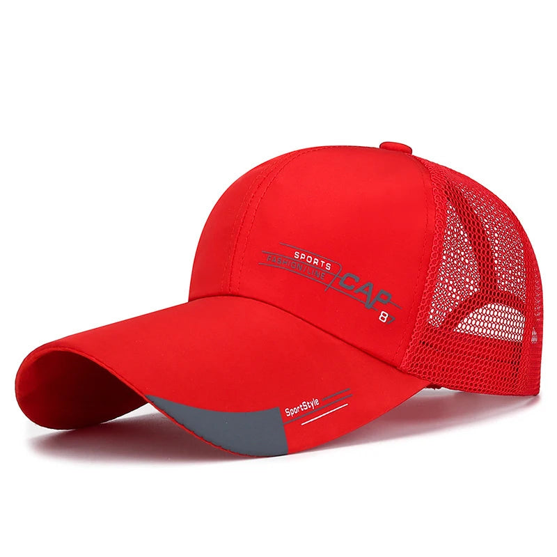 Baseball Cap Mens Mesh Sun Hat Outdoor