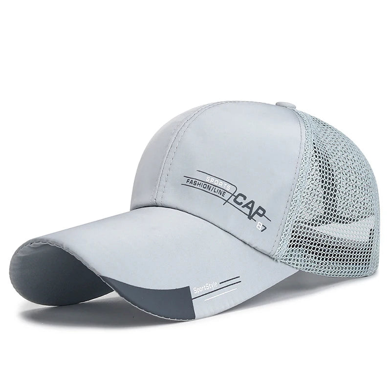 Baseball Cap Mens Mesh Sun Hat Outdoor