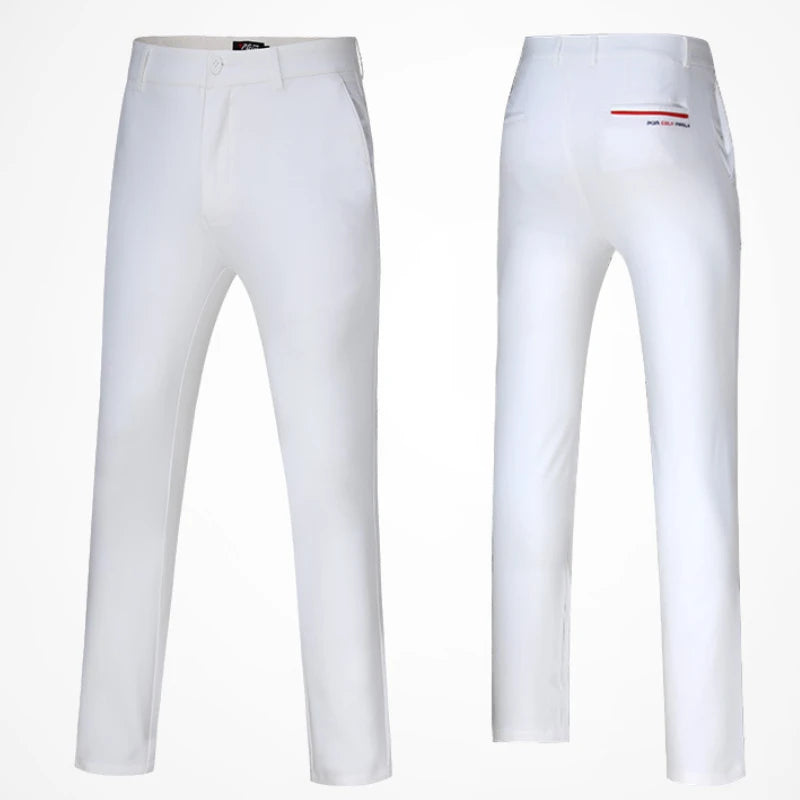 Golf Tennis Men's Long Slim Trousers Spring