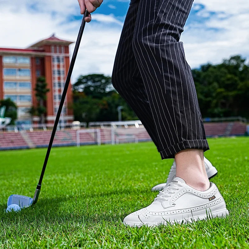 Men's Leather Golf Shoes