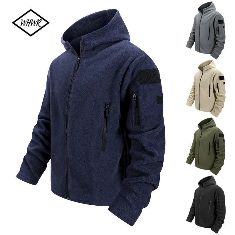 Winter Thermal Fleece Tactical Jacket Warm Thicken