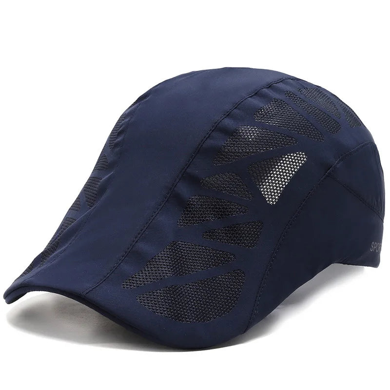 Summer Mens Sports Sun Hats Breathable Mesh