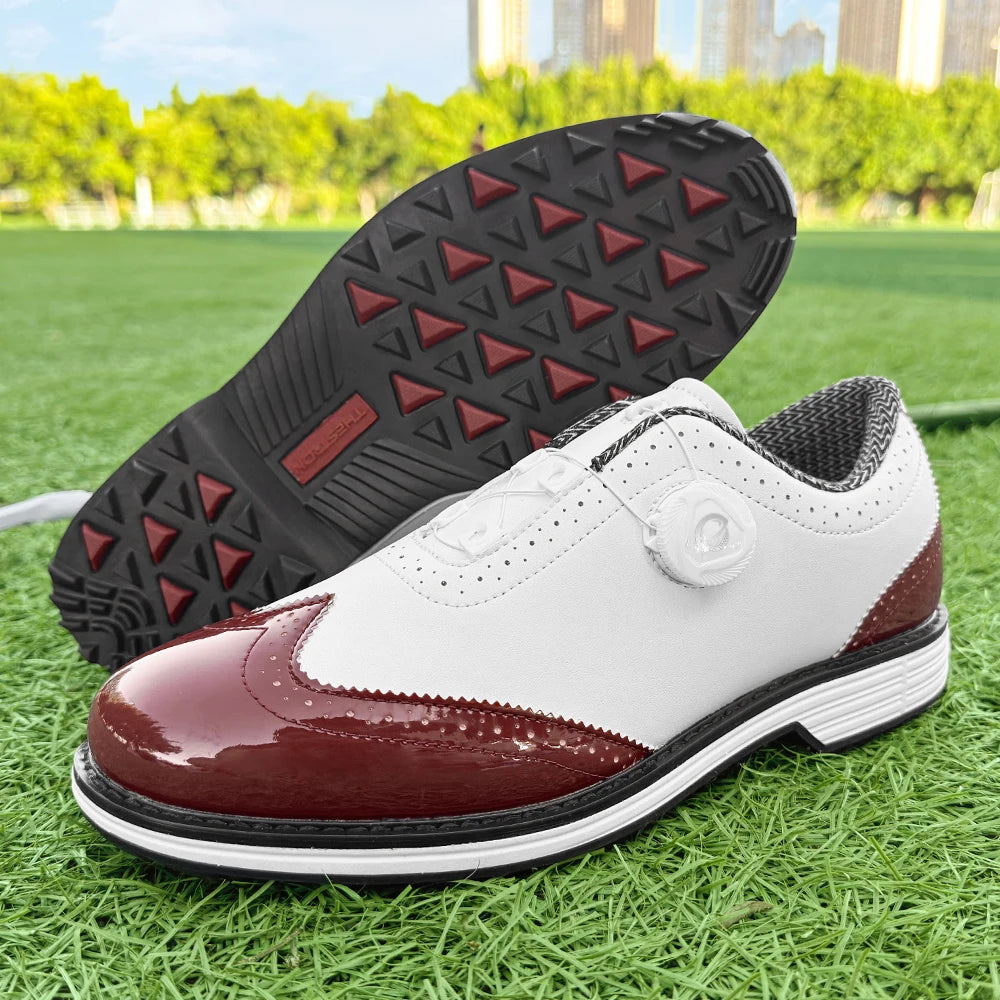 Men's Leather Golf Shoes