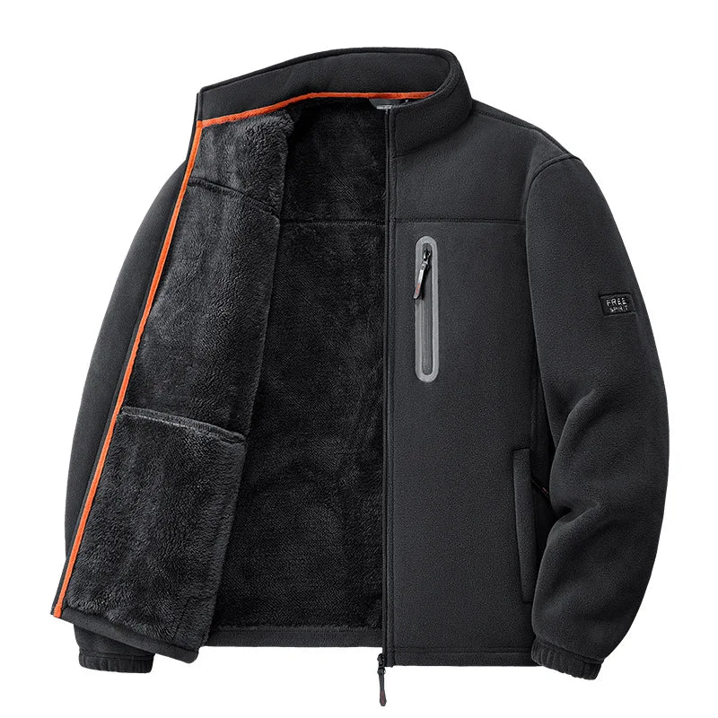 Men's Outdoor Fleece Jacket Autumn Winter Thickened