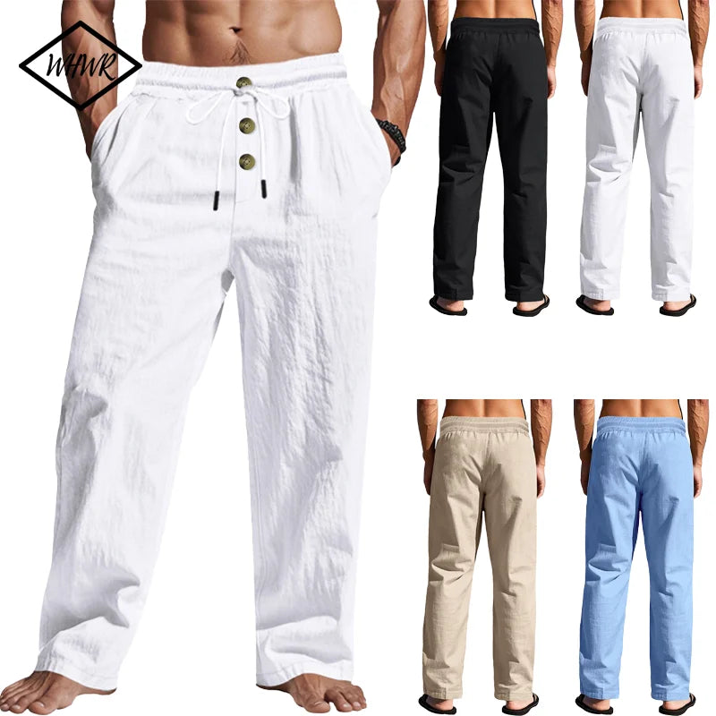 Men's Casual Trousers Spring Summer New Large