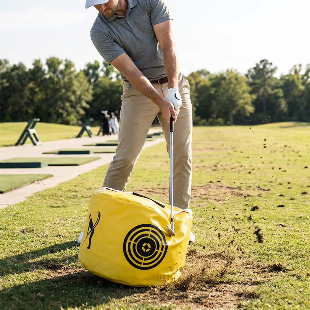 Golf Impact Power Bag in use