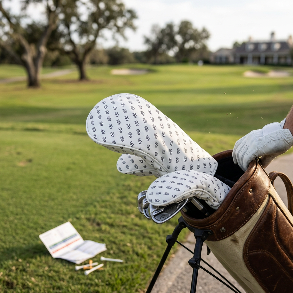 Minimalist White Head Cover