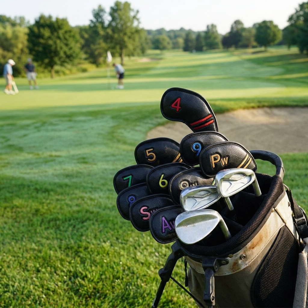PU Leather Headcover Set (9pc)