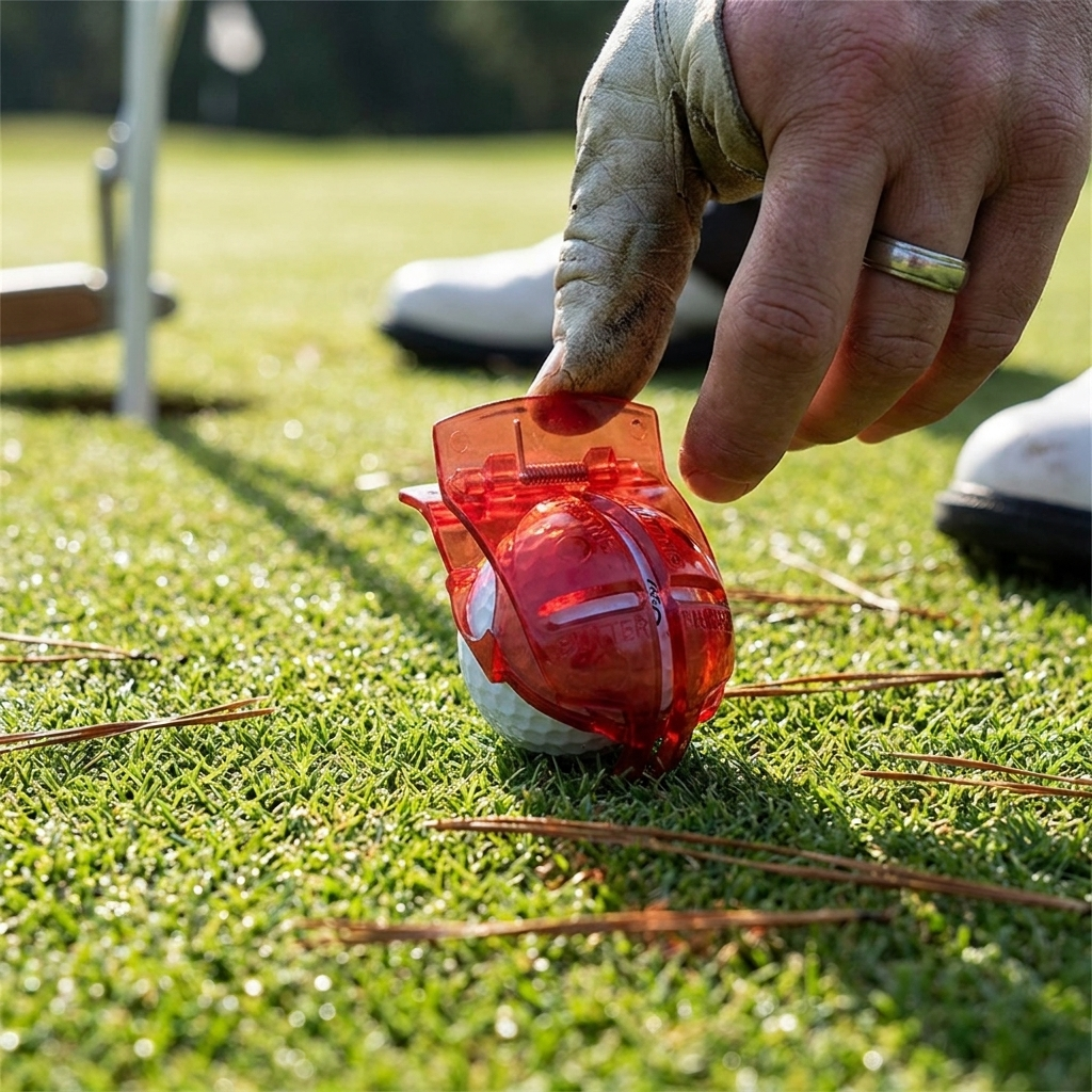 Putting Line Alignment Marker