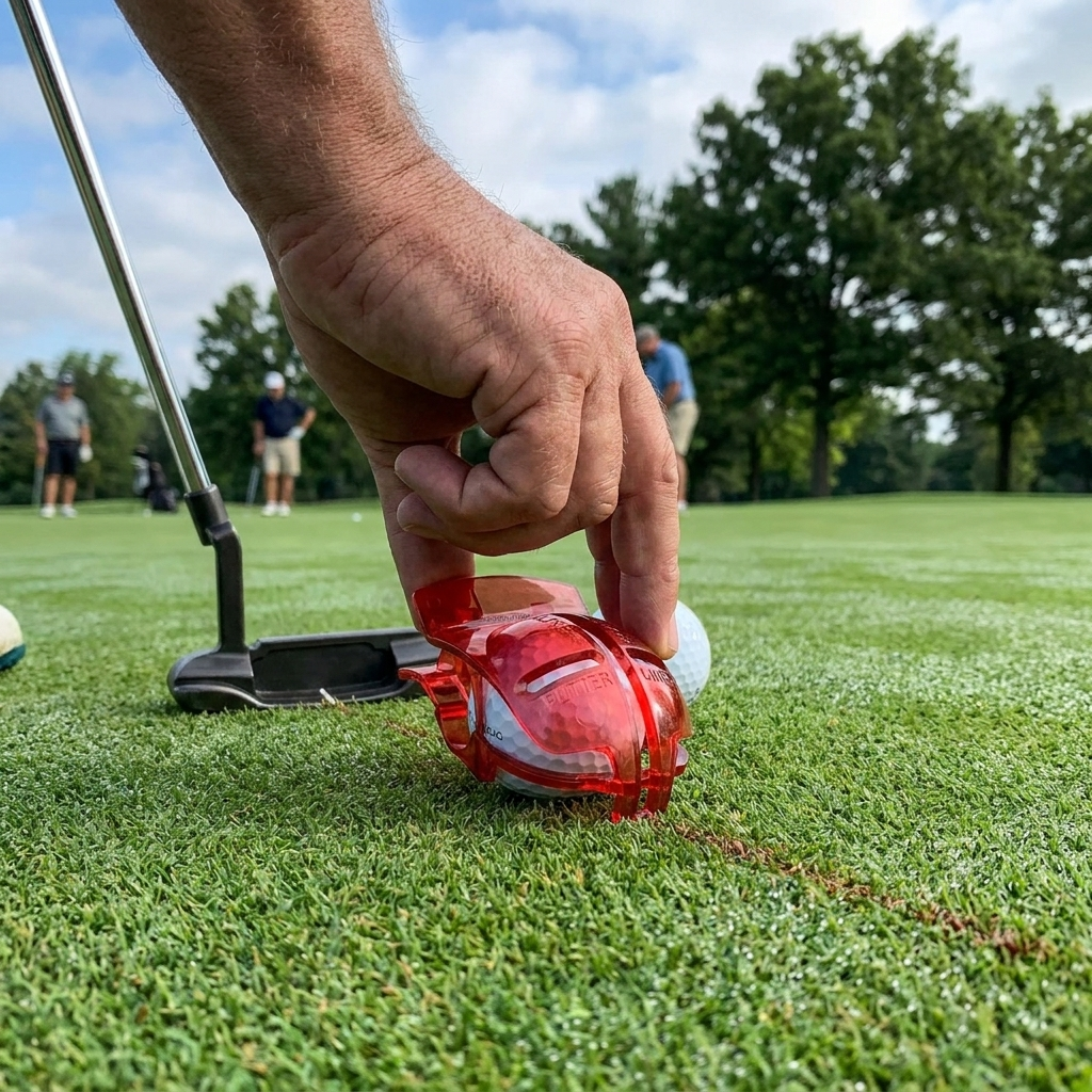 Golf Ball Alignment Line Marker