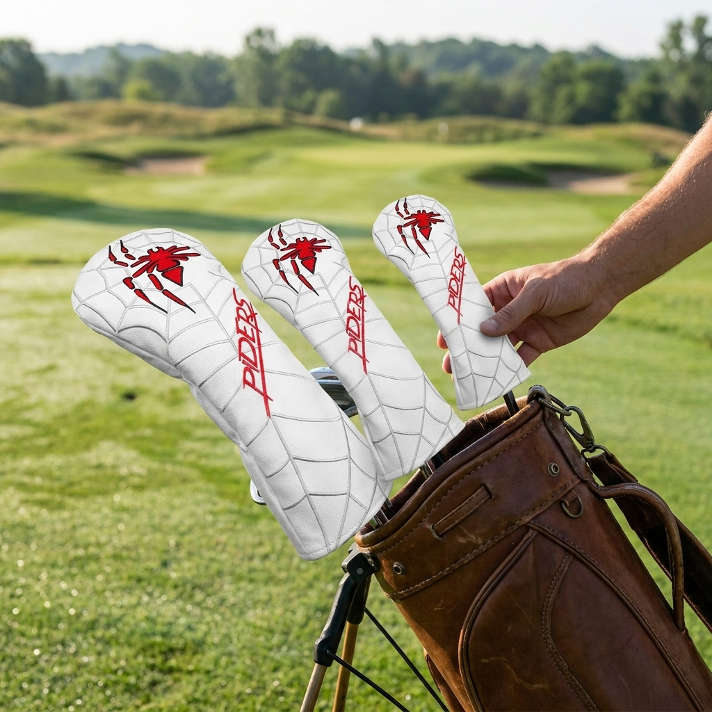 PU Leather Golf Club Head Cover Set