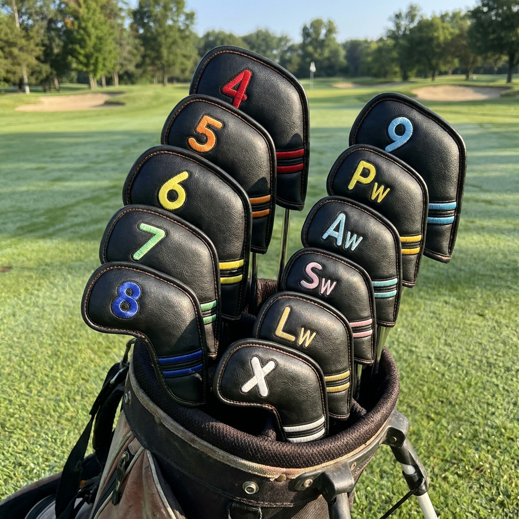 11-Piece Waterproof Golf Head Cover Set