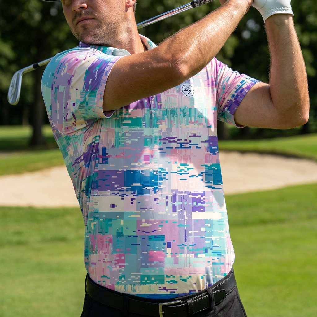 Men's Business Casual Short Sleeve Golf Shirt